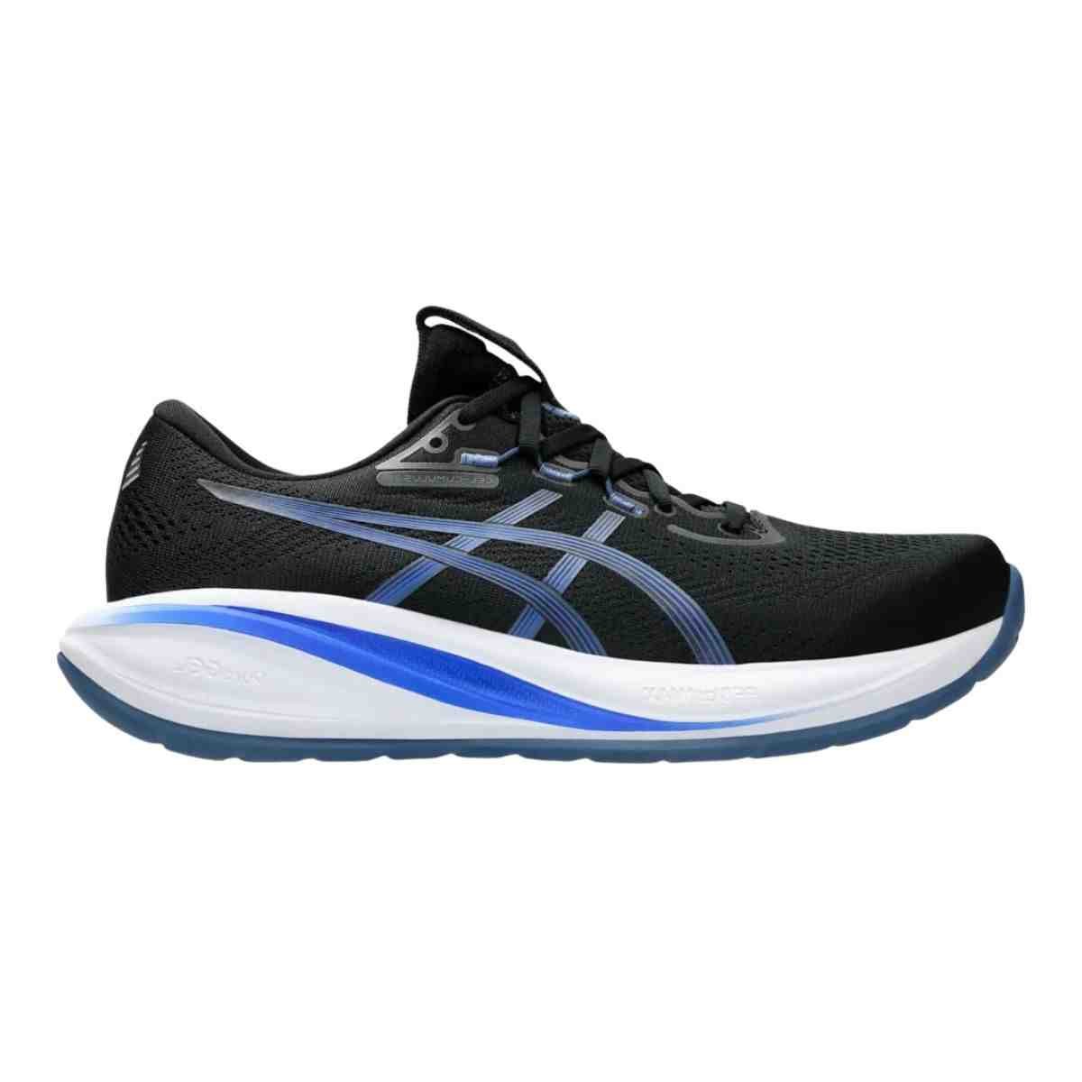Tênis Corrida Masculino Asics Cumulus 28 Preto E Azul