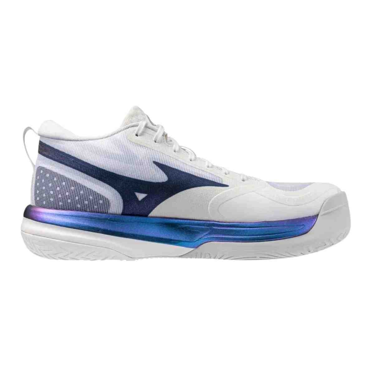 Tênis Volleyball Feminino Mizuno Neo Jump Branco E Azul Branco/Azul 3