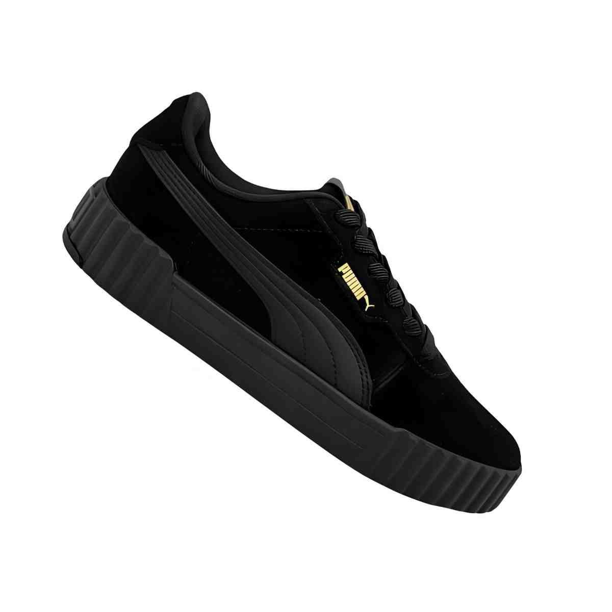 Tênis Casual Feminino Puma Carina 3.0 Sd Bdp Preto Preto 7