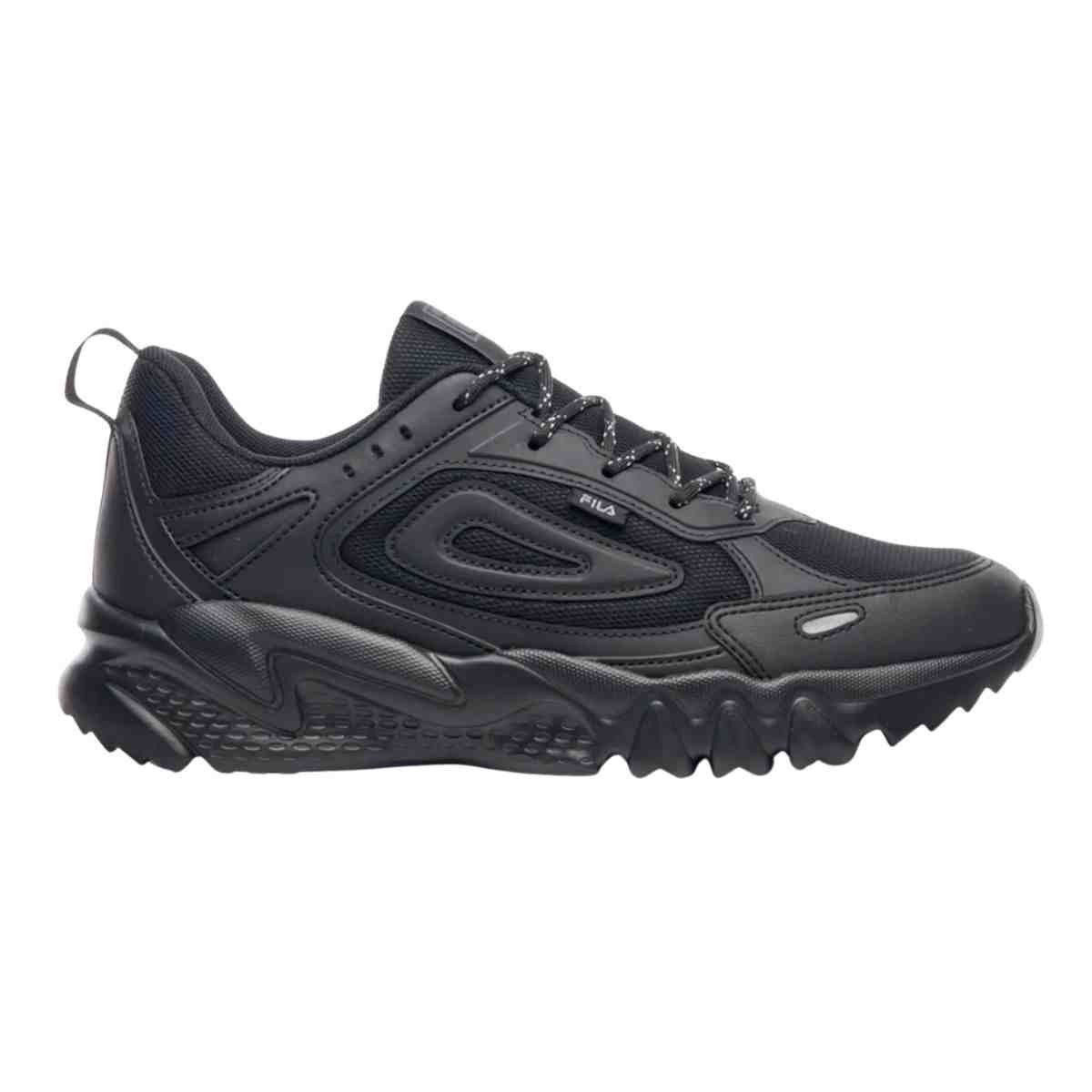 Tênis Casual Masculino Fila Venture Tracer Lite Preto Preto 1