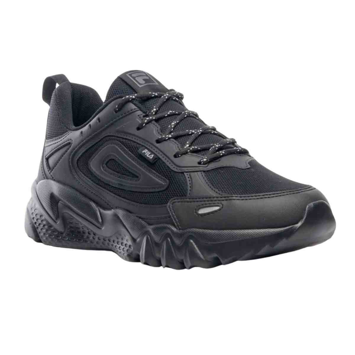 Tênis Casual Masculino Fila Venture Tracer Lite Preto Preto 2