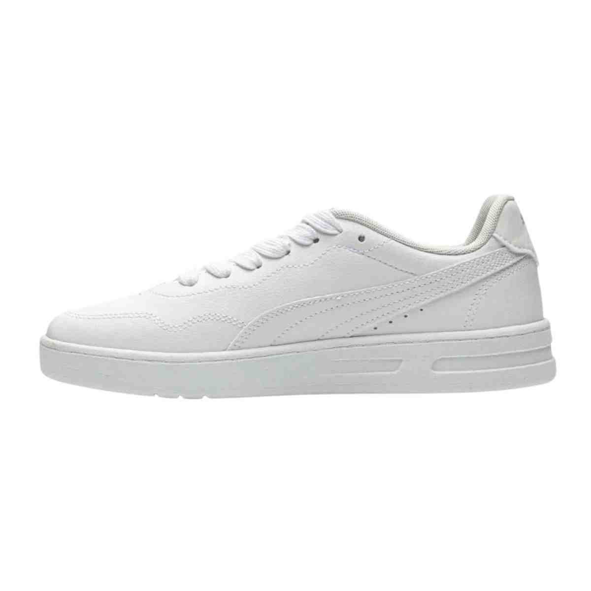 Tênis Casual Feminino Puma Court Lally Bdp Branco Branco 3