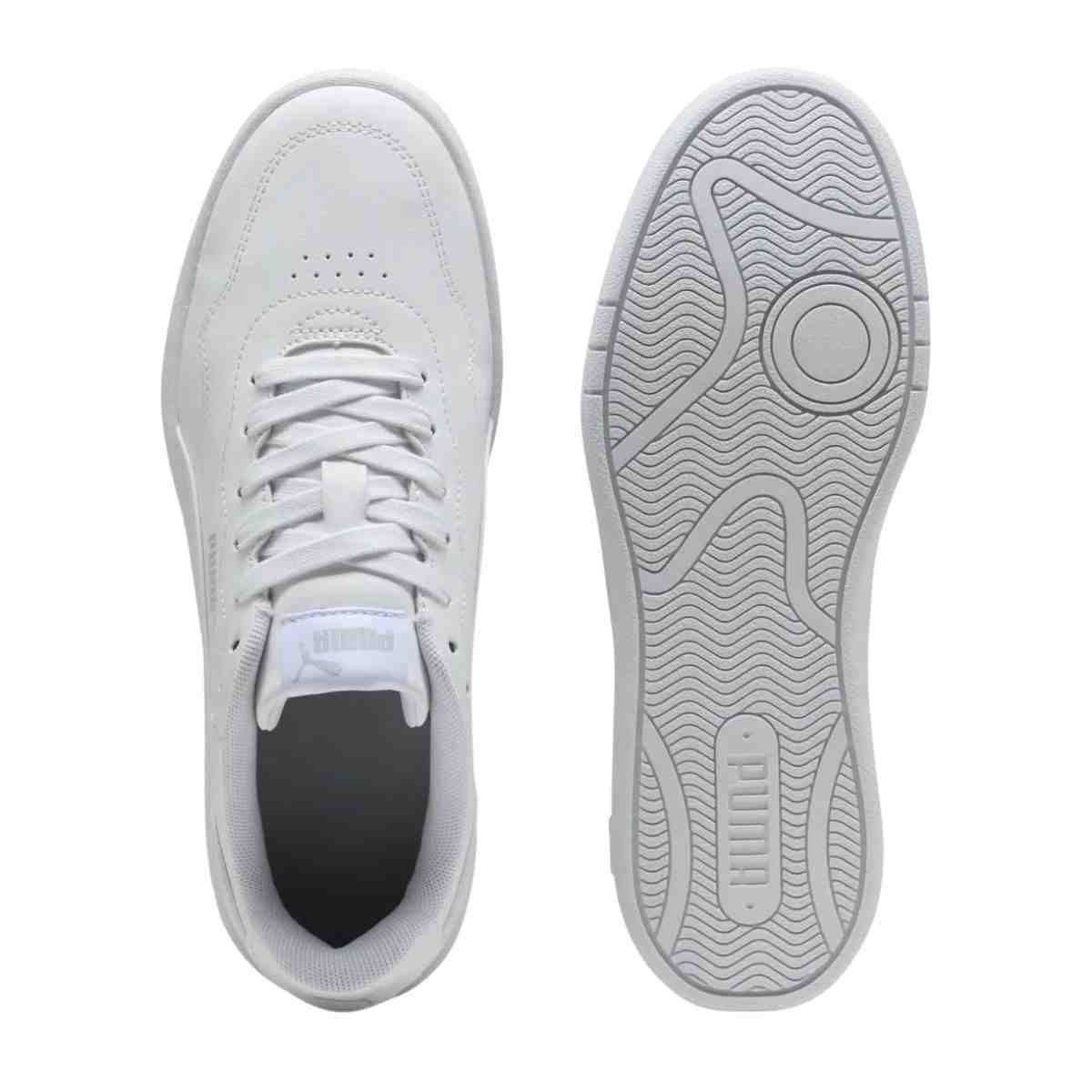 Tênis Casual Feminino Puma Court Lally Bdp Branco Branco 4