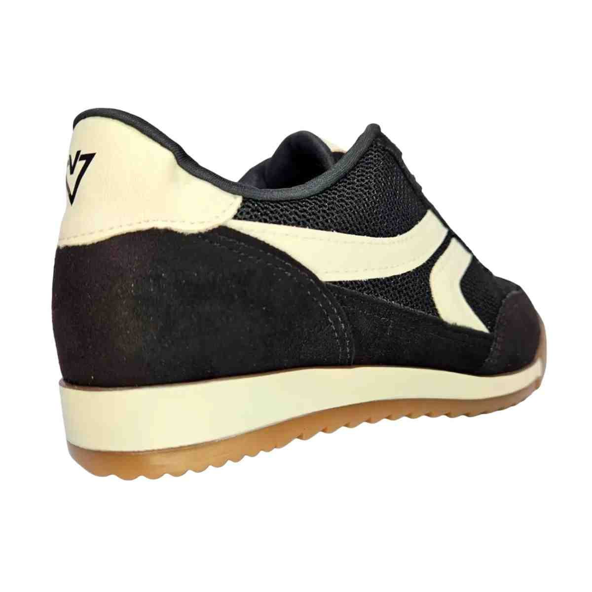 Tênis Moda Feminino Via Marte Camurça Preto Preto 7