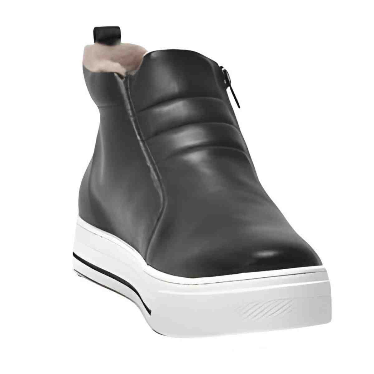 Tênis Moda Feminino Via Marte Botinha Preto Preto 6