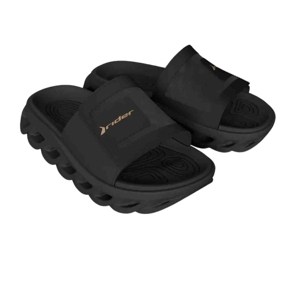 Chinelo Masculino Slide Rider R Power Preto Preto 2