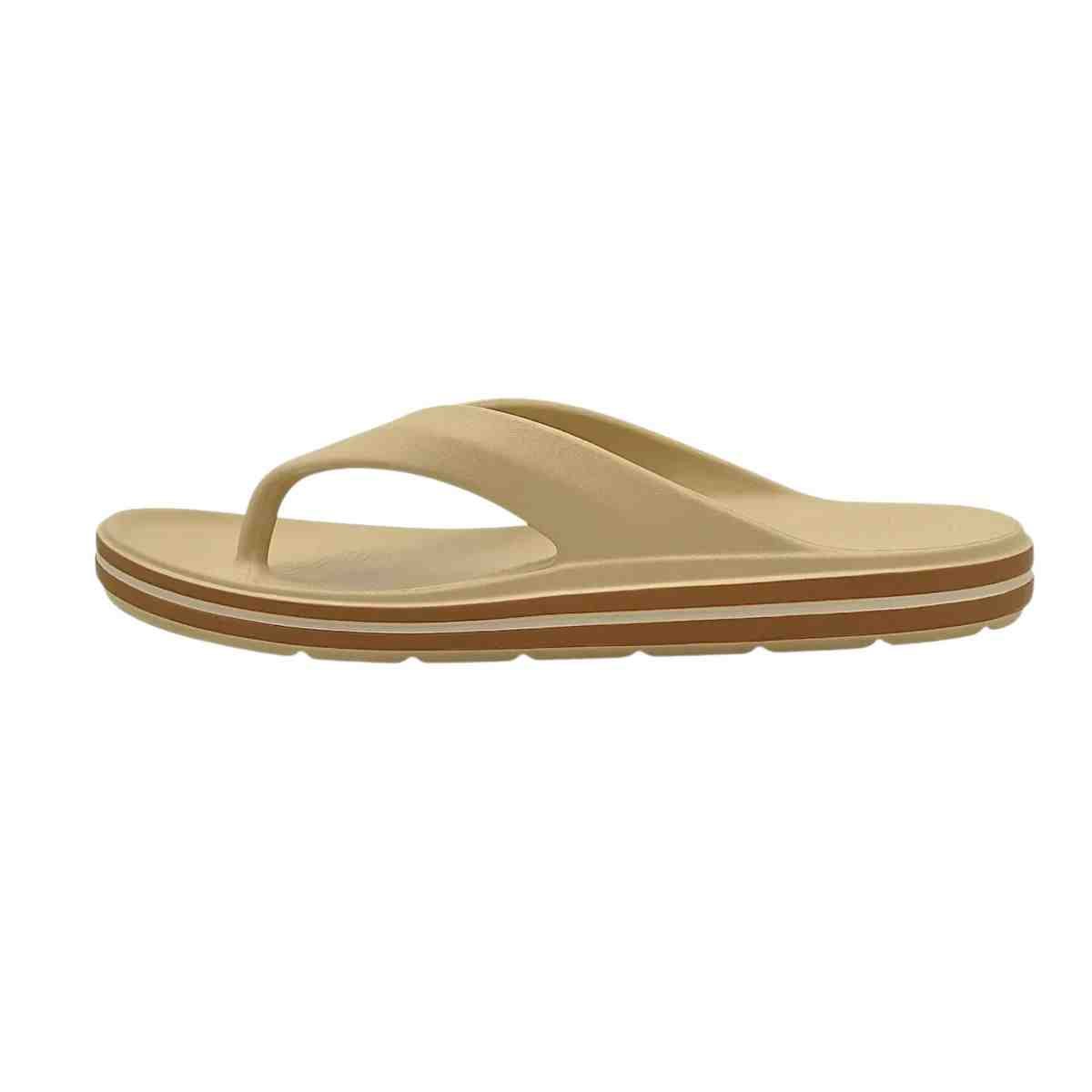 Chinelo Masculino Dedo Rider Flex Bege Bege 7