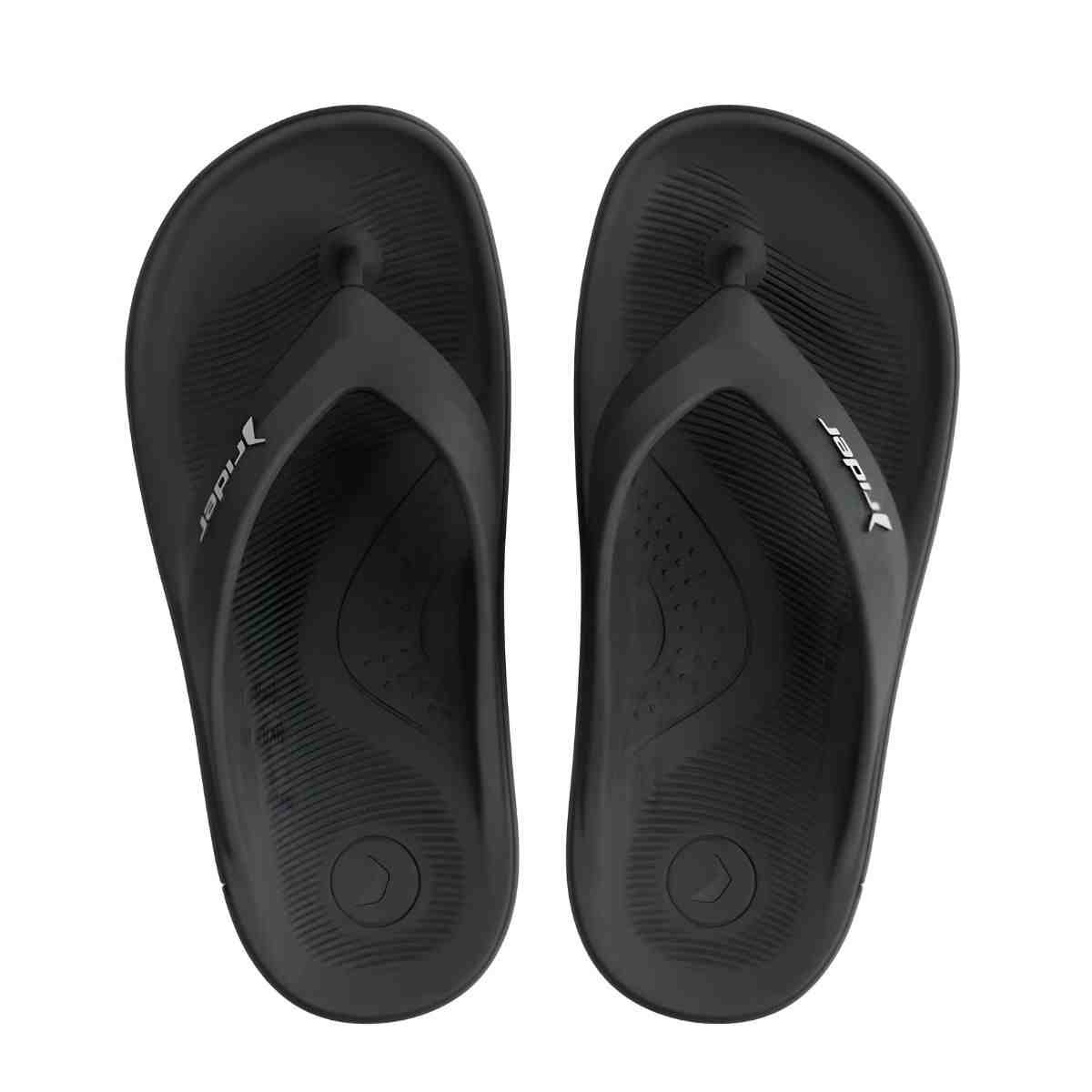 Chinelo Masculino Dedo Rider Flex Preto Preto 3