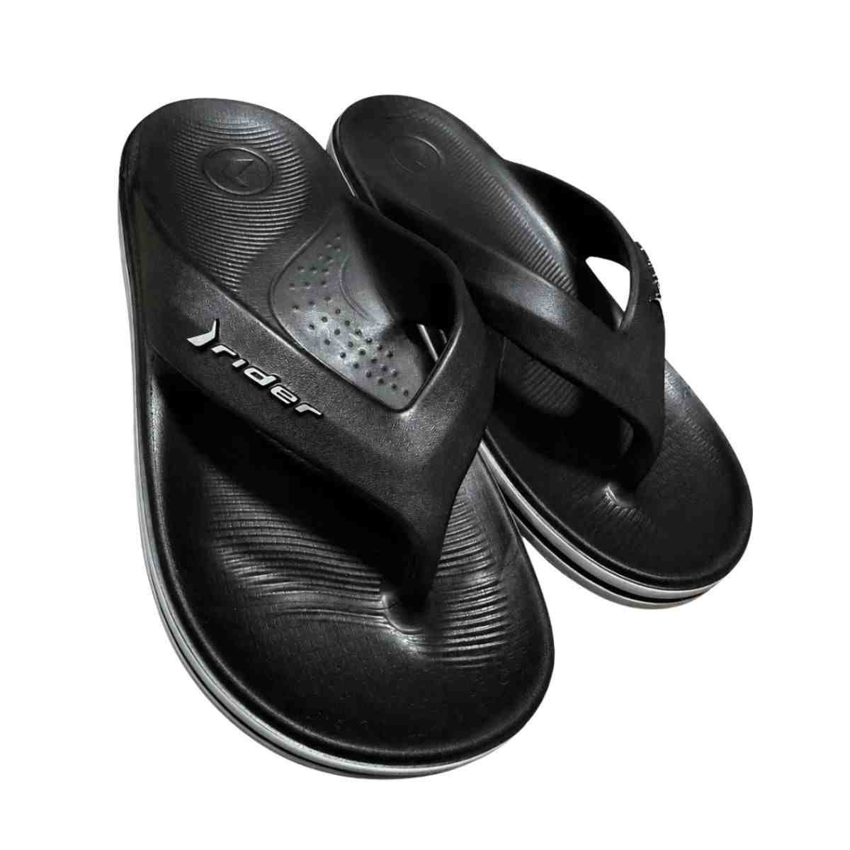 Chinelo Masculino Dedo Rider Flex Preto Preto 4