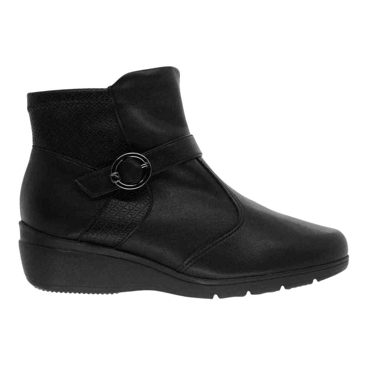 Bota Feminina Cano Baixo Piccadilly Maxi Preta Preto 1