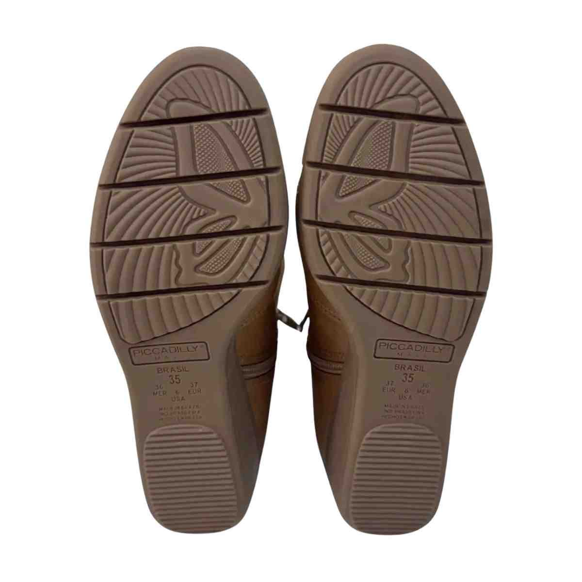 Bota Feminina Cano Baixo Piccadilly Mascavo Mascavo 4