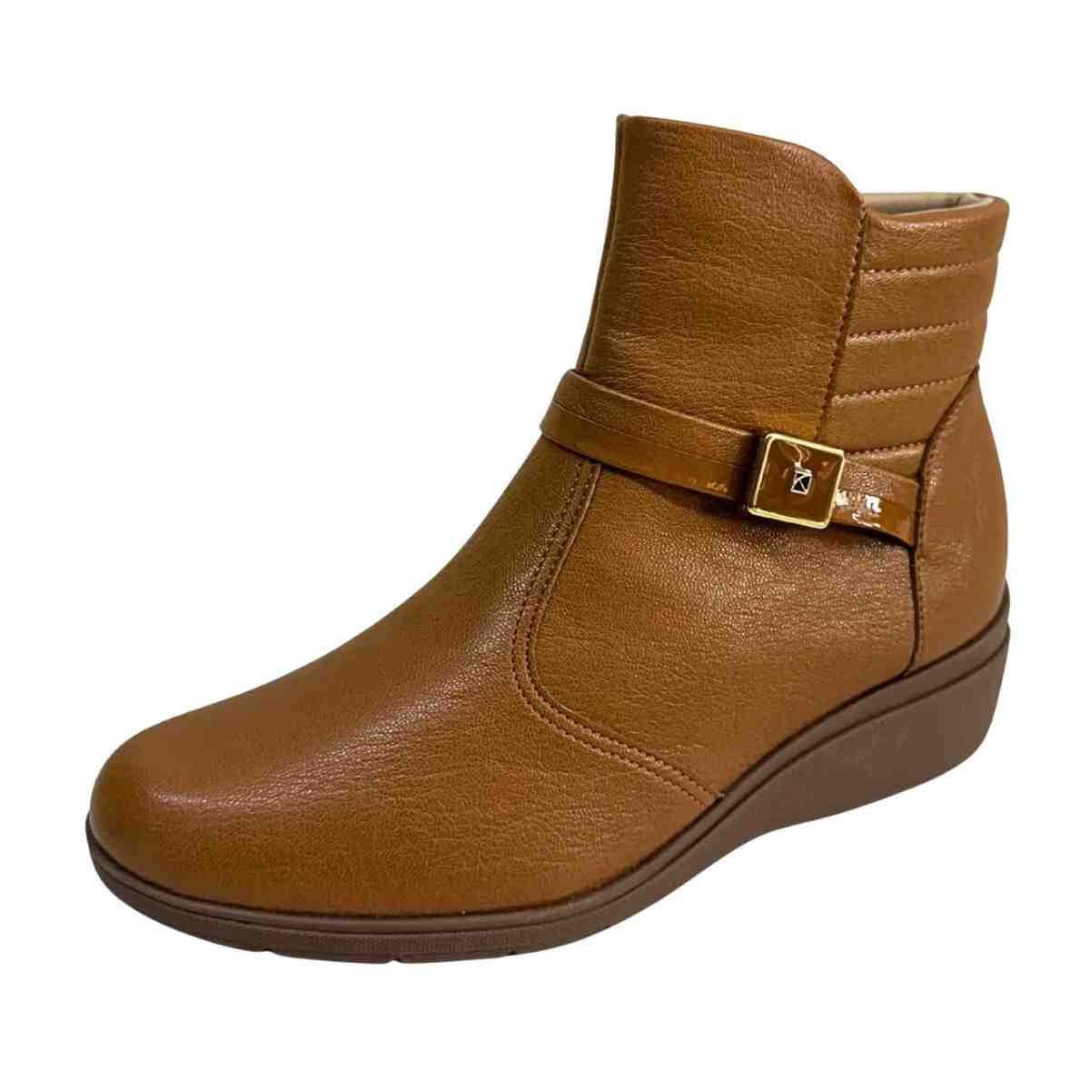 Bota Feminina Cano Baixo Piccadilly Mascavo Mascavo 6