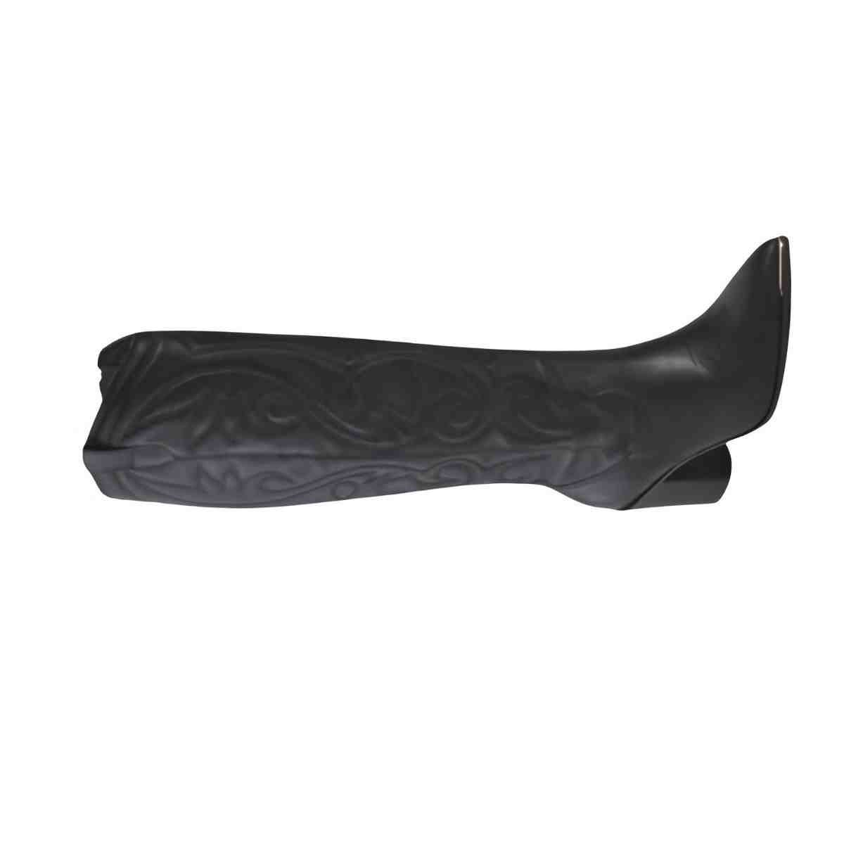 Bota Feminina Country Via Marte Western Preta Preto 6