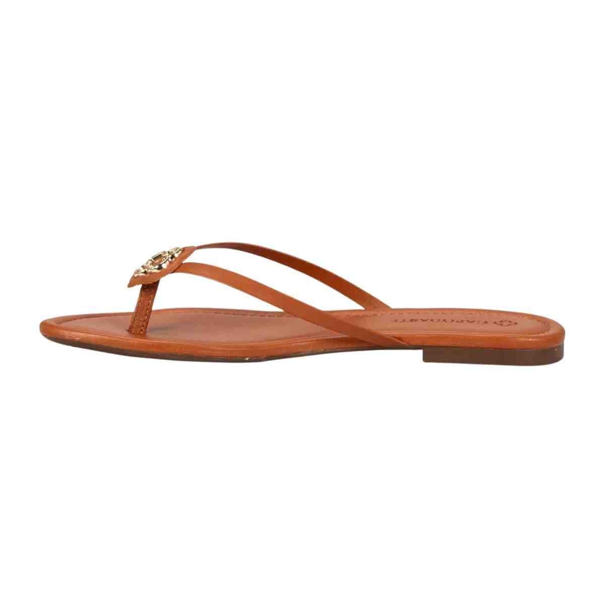 Tamanco Feminino Rasteiro Capodarte Marrom Marrom 6