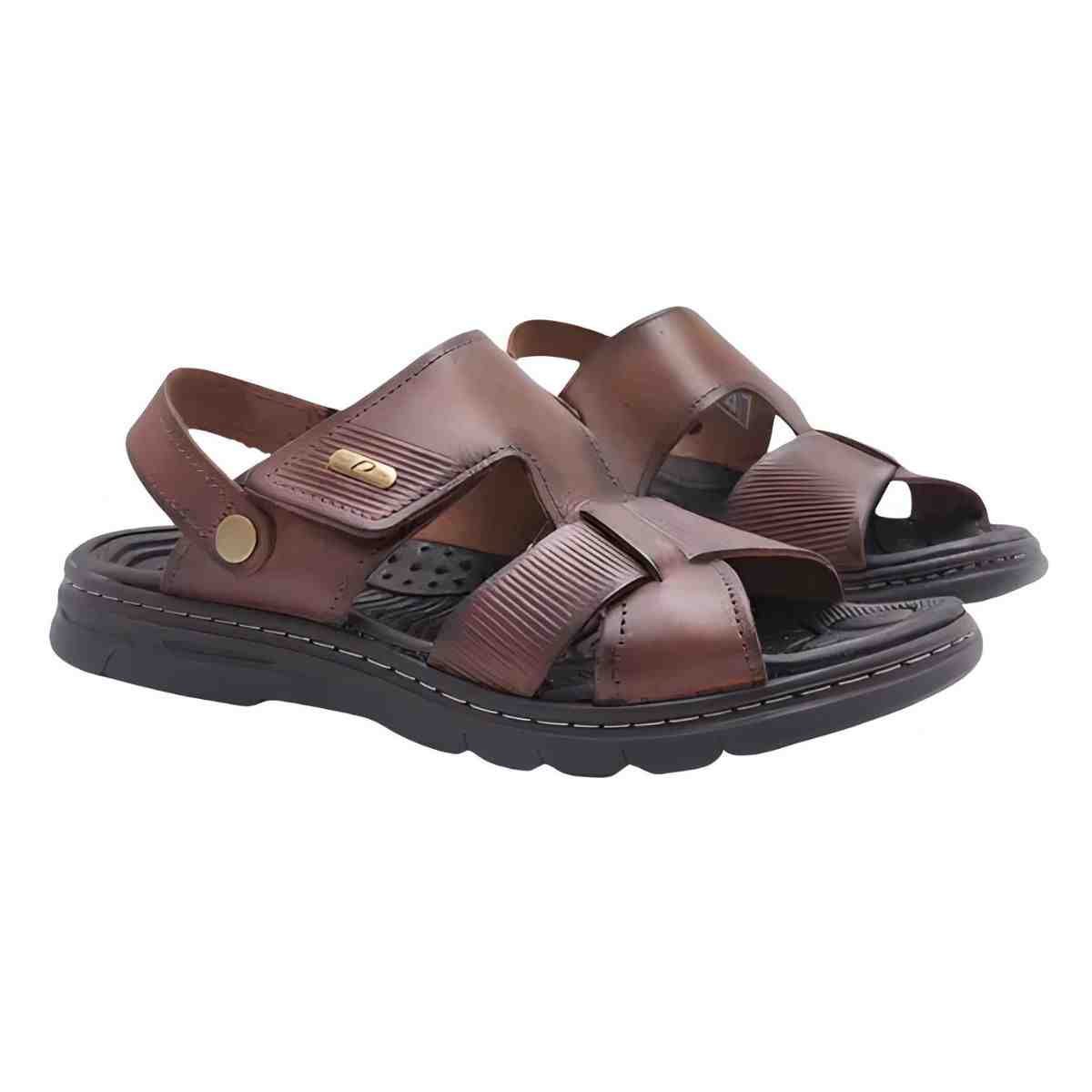 Sandália Masculina Pegada Wave Marrom Marrom 4