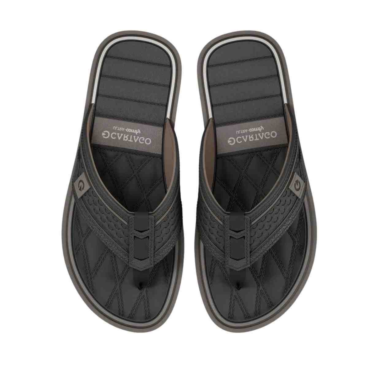 Chinelo Masculino Dedo Cartago Lyon V Preto Preto 4