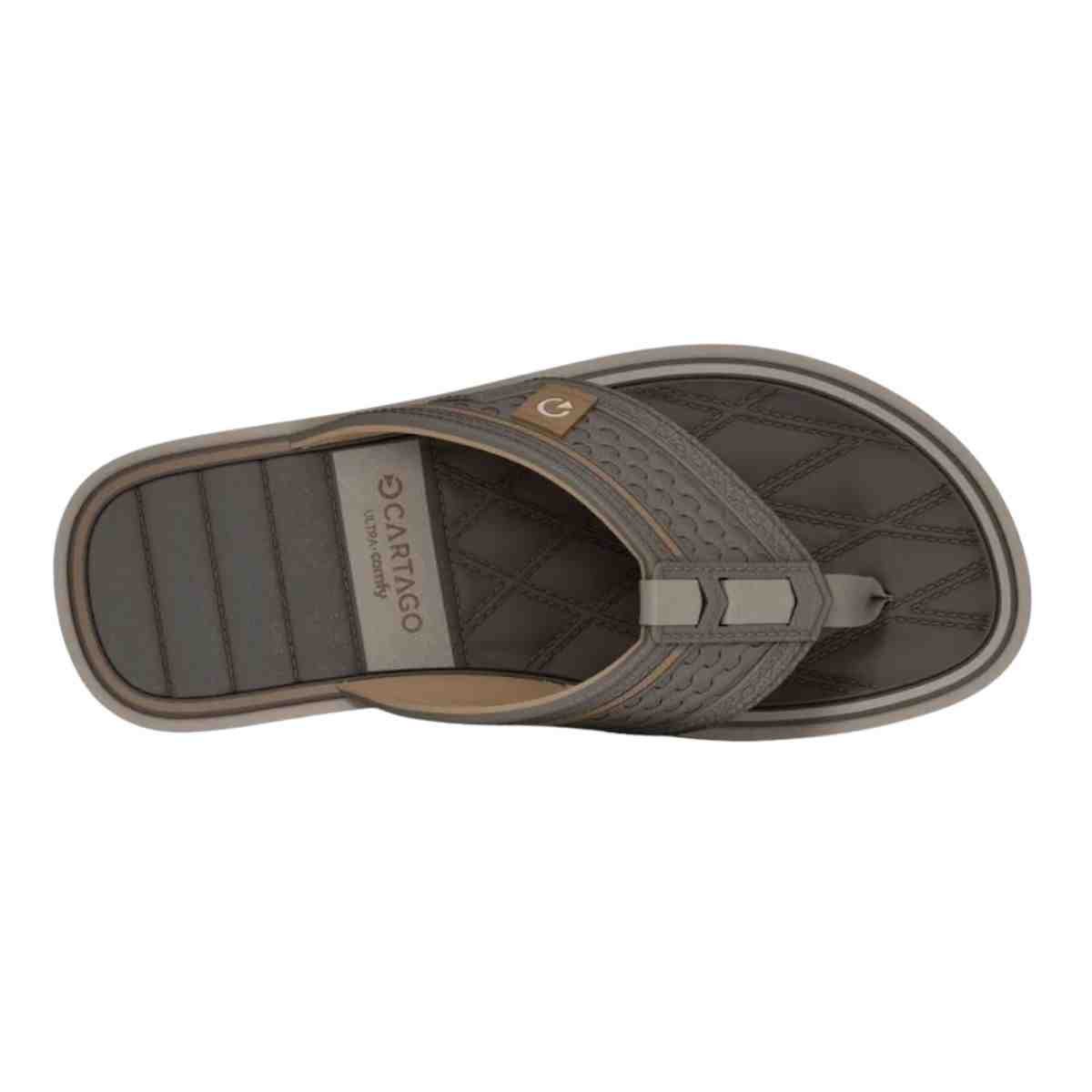 Chinelo Masculino Dedo Cartago Lyon V Marrom Marrom 6