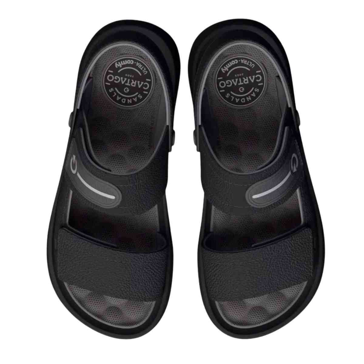 Chinelo Masc Dedo Cartago Santorini Viii Sand 12537-Cb023 Preto 6