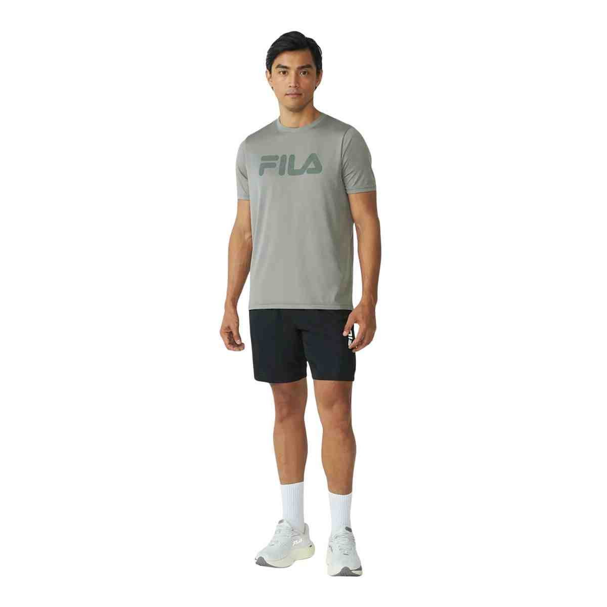Camiseta Masculina Fila Basic Sports Graphic Verde Verde 2