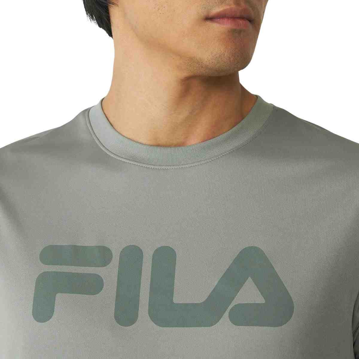 Camiseta Masculina Fila Basic Sports Graphic Verde Verde 3