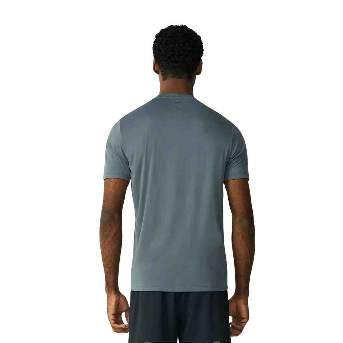 Camiseta Masculina Fila Reflective Core Run Chumbo Chumbo 4