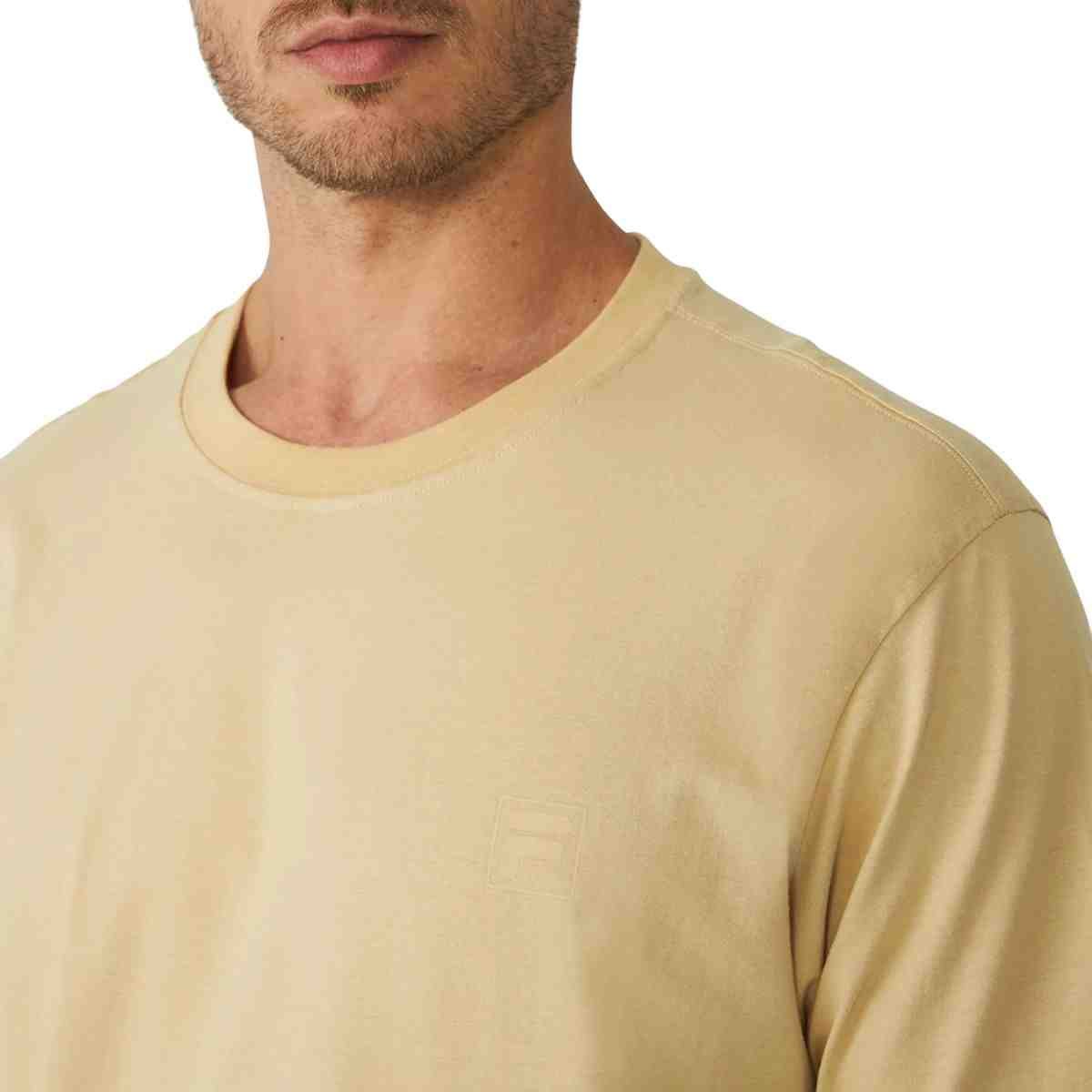 Camiseta Masculina Fila Comfort Classic Bronze Bege 3