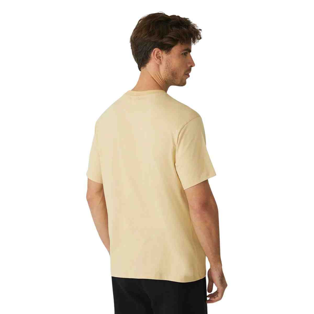 Camiseta Masculina Fila Comfort Classic Bronze Bege 4