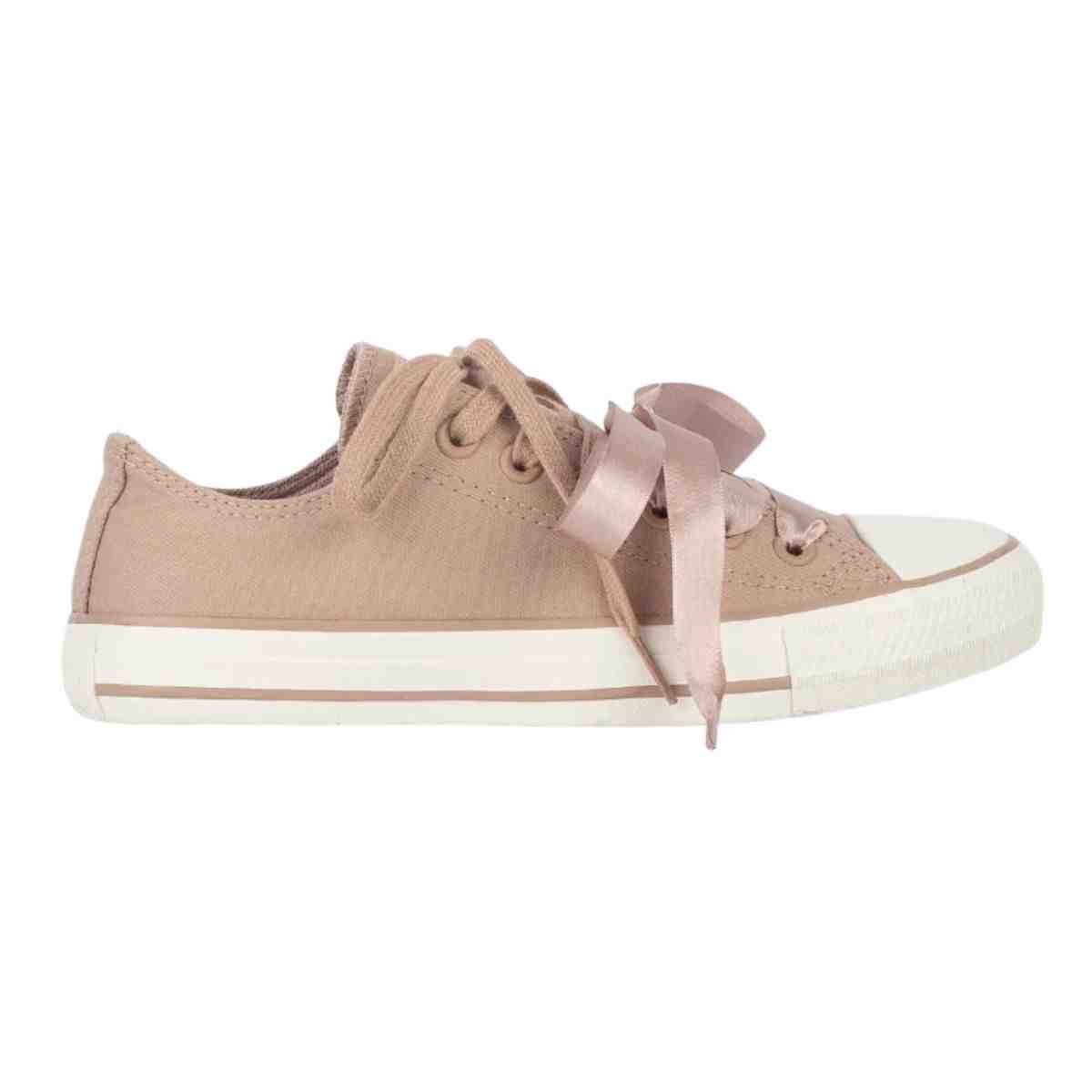 Tênis Casual Feminino Converse Chuck Taylor Marrom Bege 6