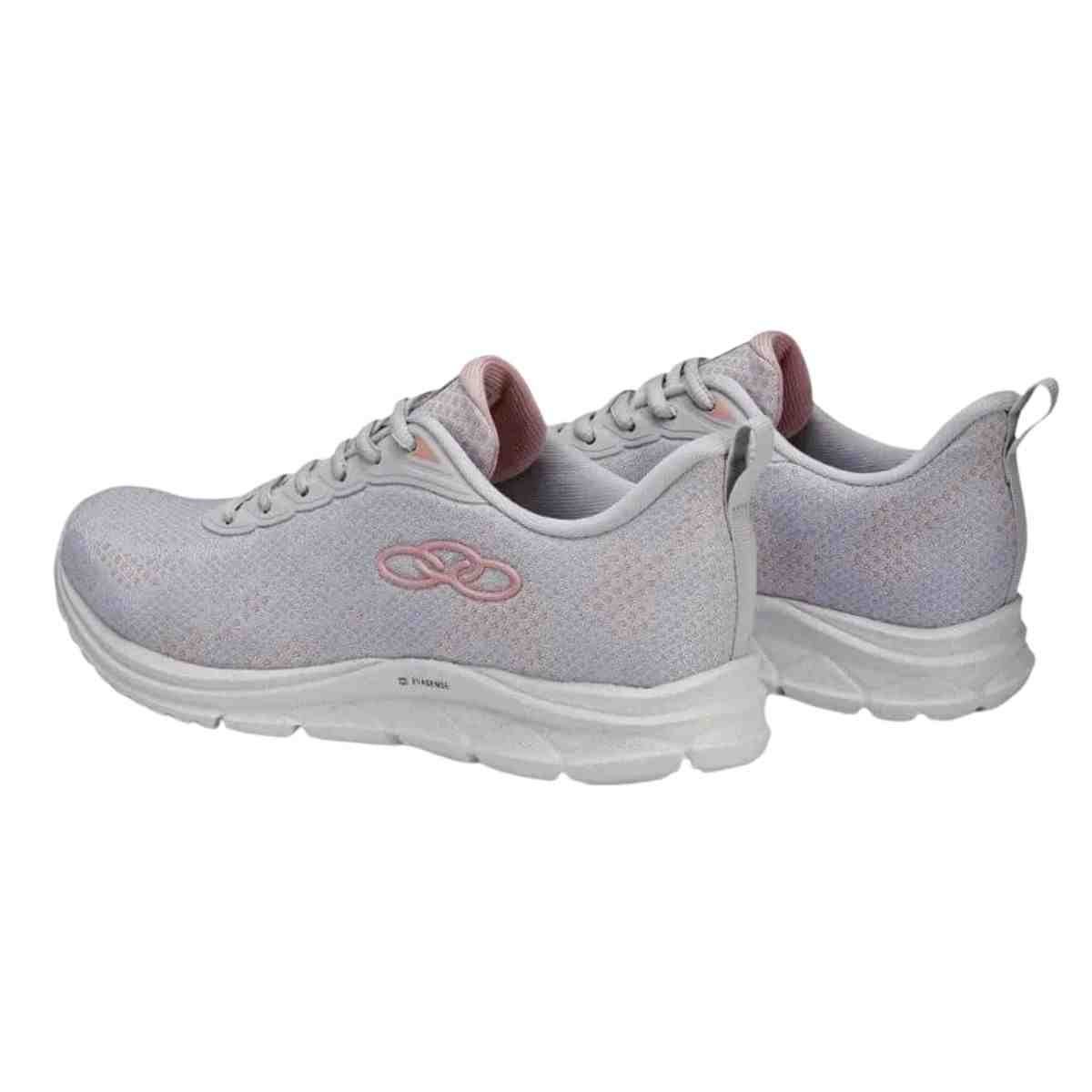 Tênis Corrida Feminino Olympikus Citrus 2 Cinza Cinza/Rosa 7