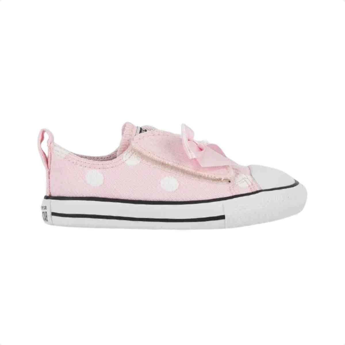 Tenis Casual Bebe Converse Chuck Taylor Rosa