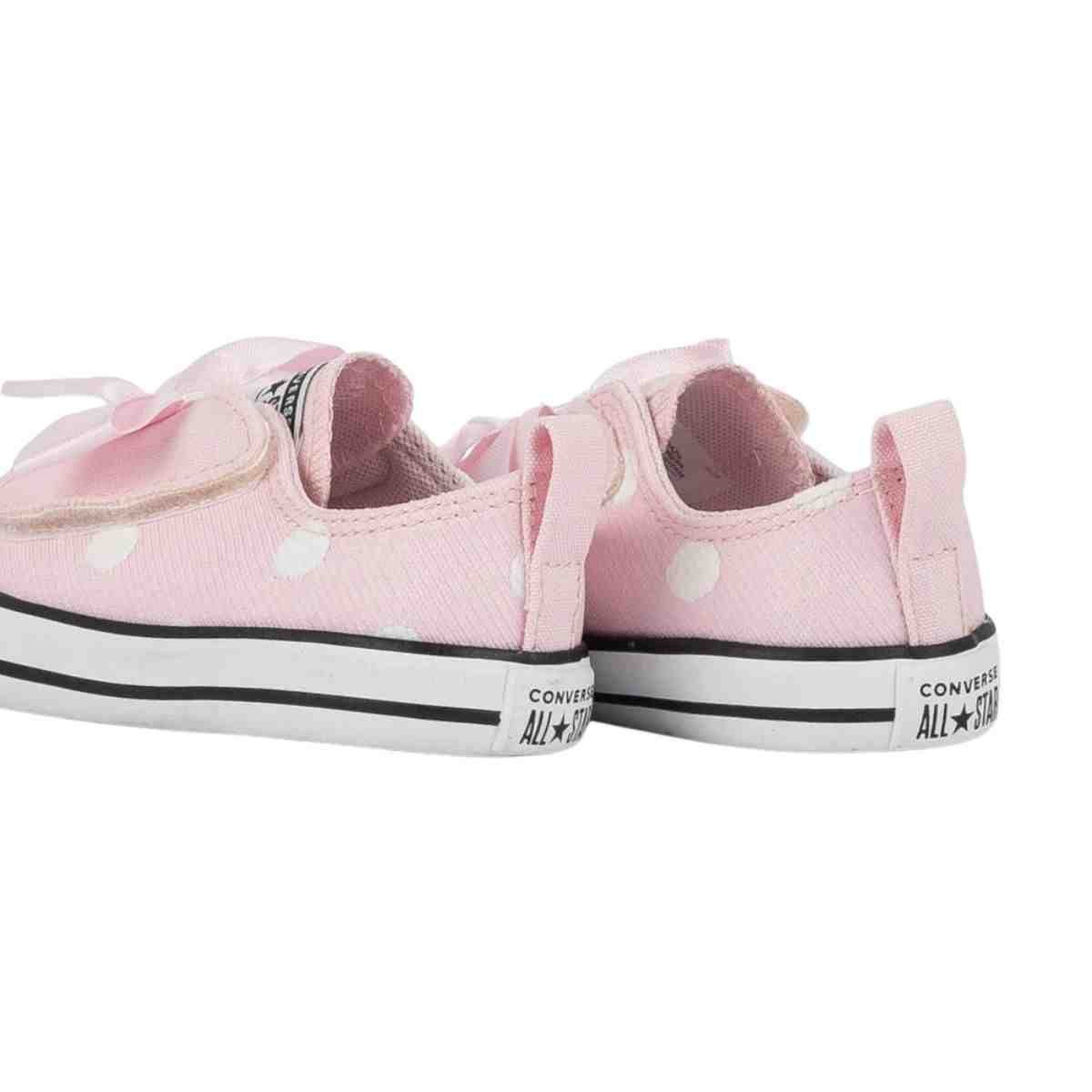Tenis Casual Bebe Converse Chuck Taylor Rosa Rosa 4