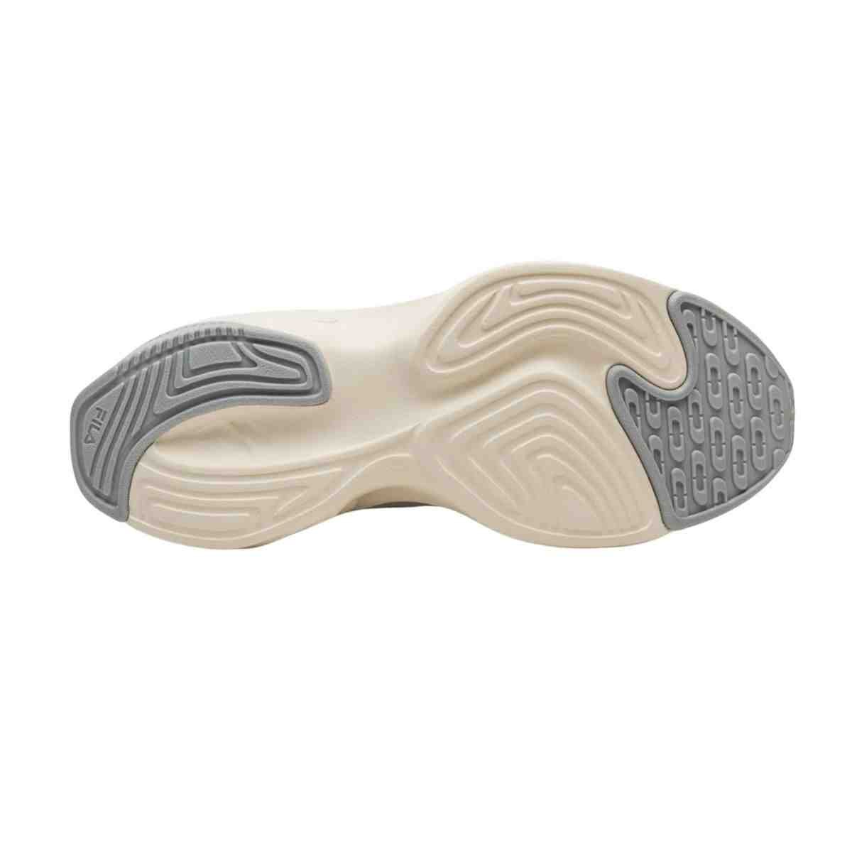 Tênis Corrida Feminino Fila Recovery Branco Branco/Prata 4