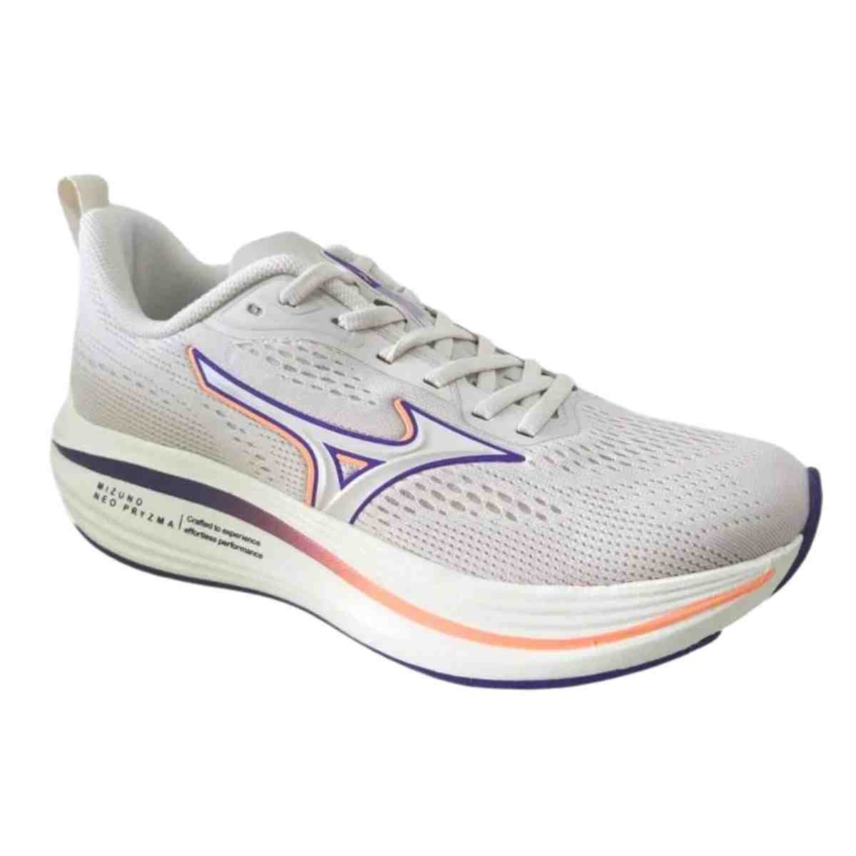 Tênis Corrida Feminino Mizuno Neo Pryzma Bege Bege 2