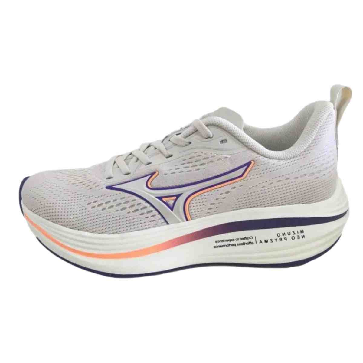 Tênis Corrida Feminino Mizuno Neo Pryzma Bege Bege 6