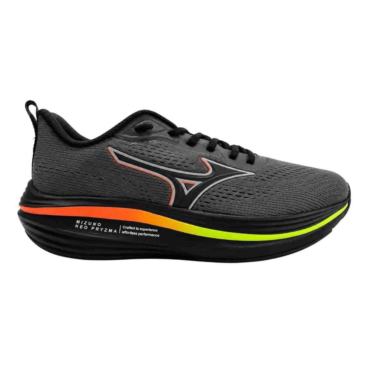 Tênis Corrida Masculino Mizuno Neo Pryzma Chumbo
