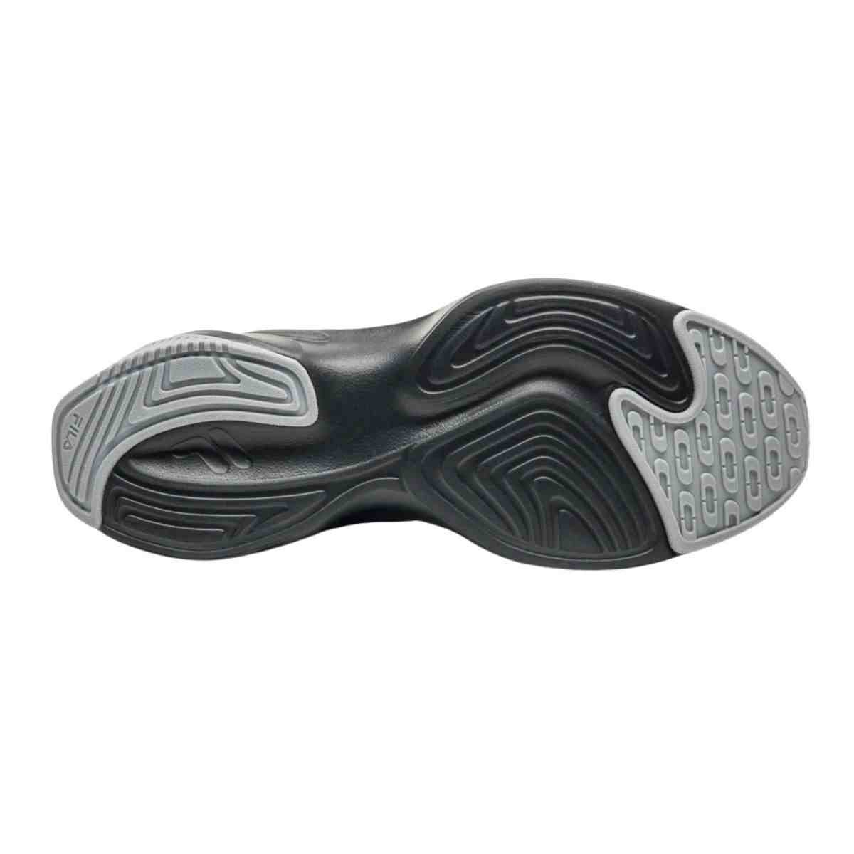 Tênis Corrida Masculino Fila Recovery Chumbo E Preto Cinza 4