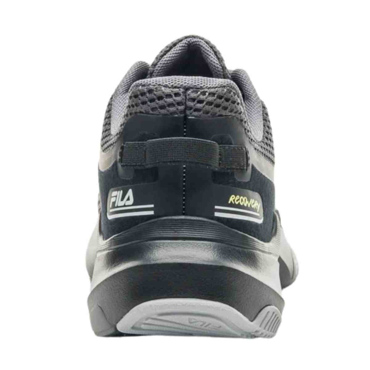 Tênis Corrida Masculino Fila Recovery Chumbo E Preto Cinza 7