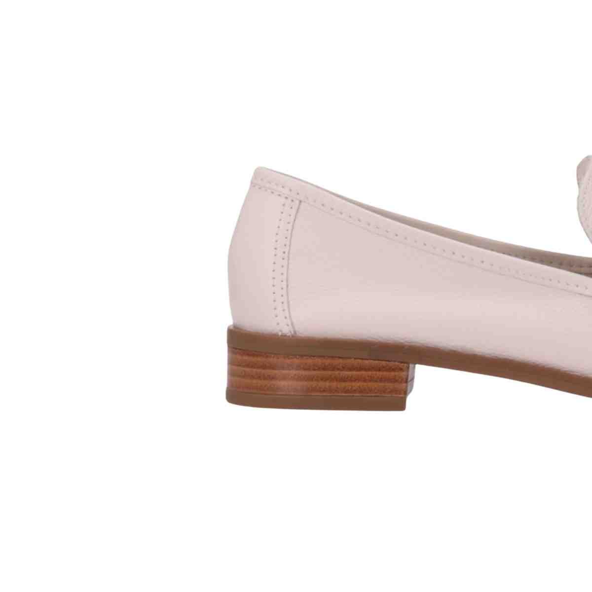 Sapato Feminino Mocassim Luz Da Lua New Ridge Panna Bege 7