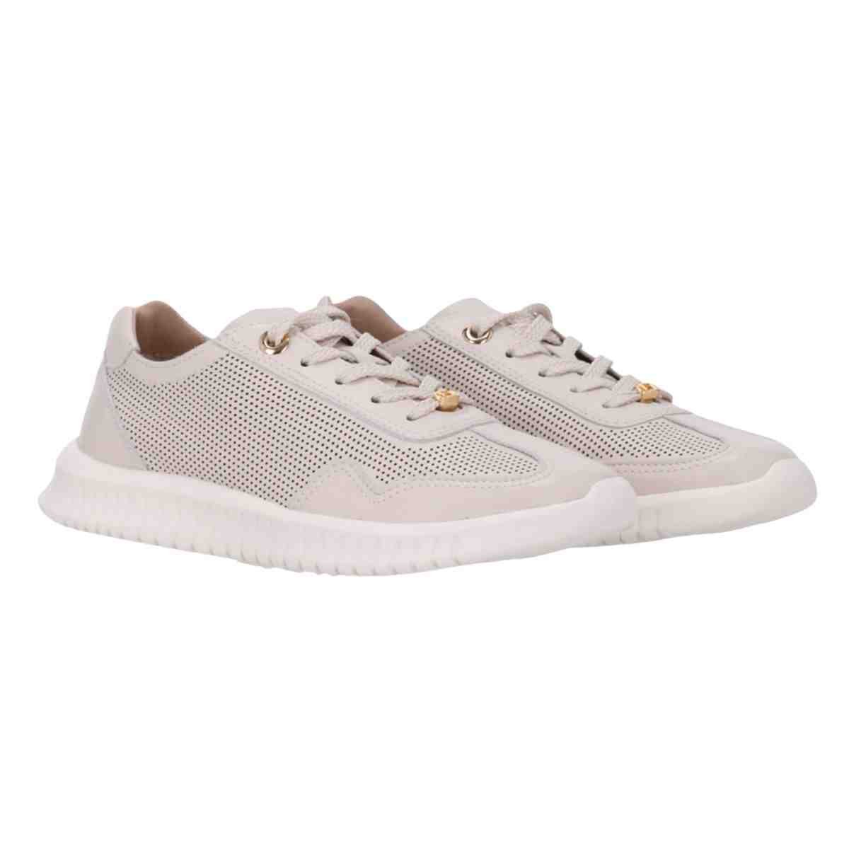 Tênis Moda Feminino Luz Da Lua Wind Saara Panna Bege 2