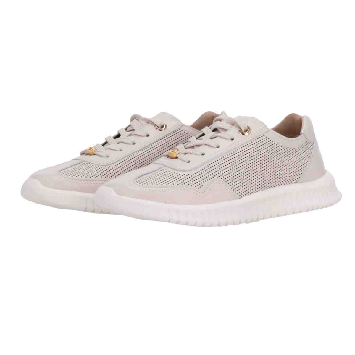 Tênis Moda Feminino Luz Da Lua Wind Saara Panna Bege 6
