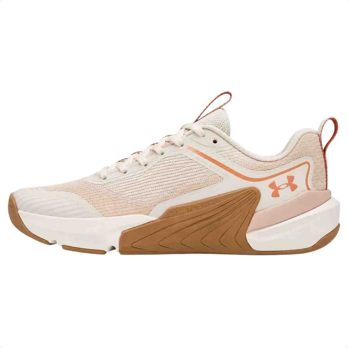 Tenis Crossfit Fem Under Armour Tribase Reps 3 6020660-110 Rosa/Marrom 2
