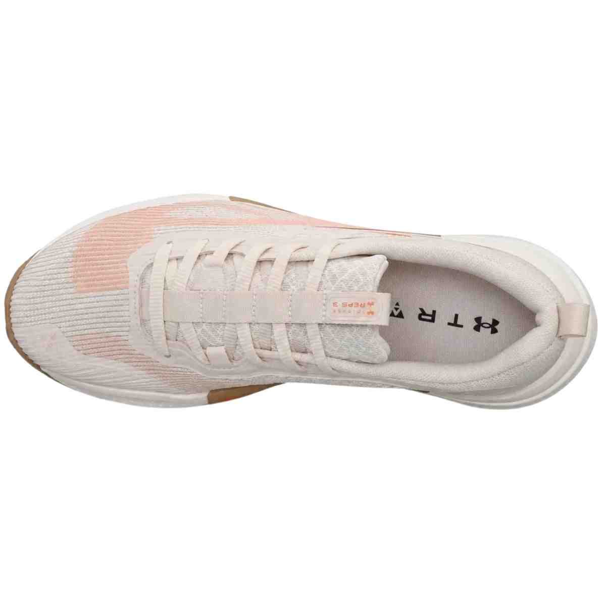 Tenis Crossfit Fem Under Armour Tribase Reps 3 6020660-110 Rosa/Marrom 4