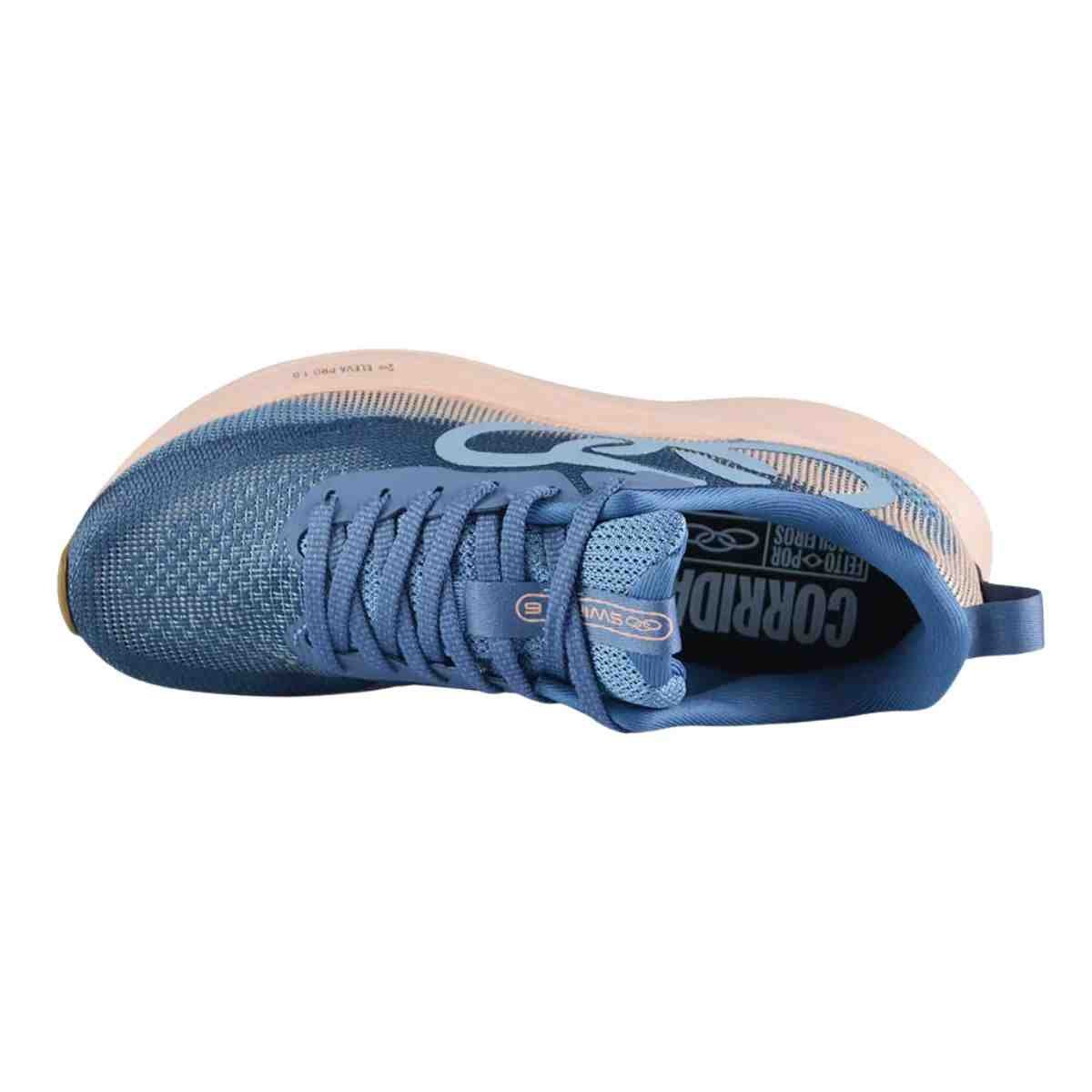 Tênis Corrida Feminino Olympikus Swift 6 Azul Azul/Rosa 3