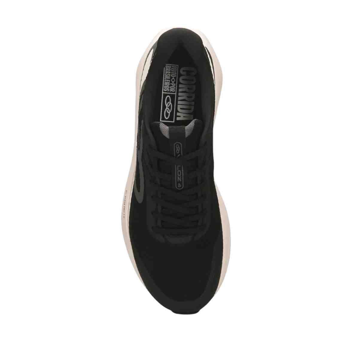 Tênis Corrida Masculino Olympikus Veloz 4 Preto Preto/Cinza 3