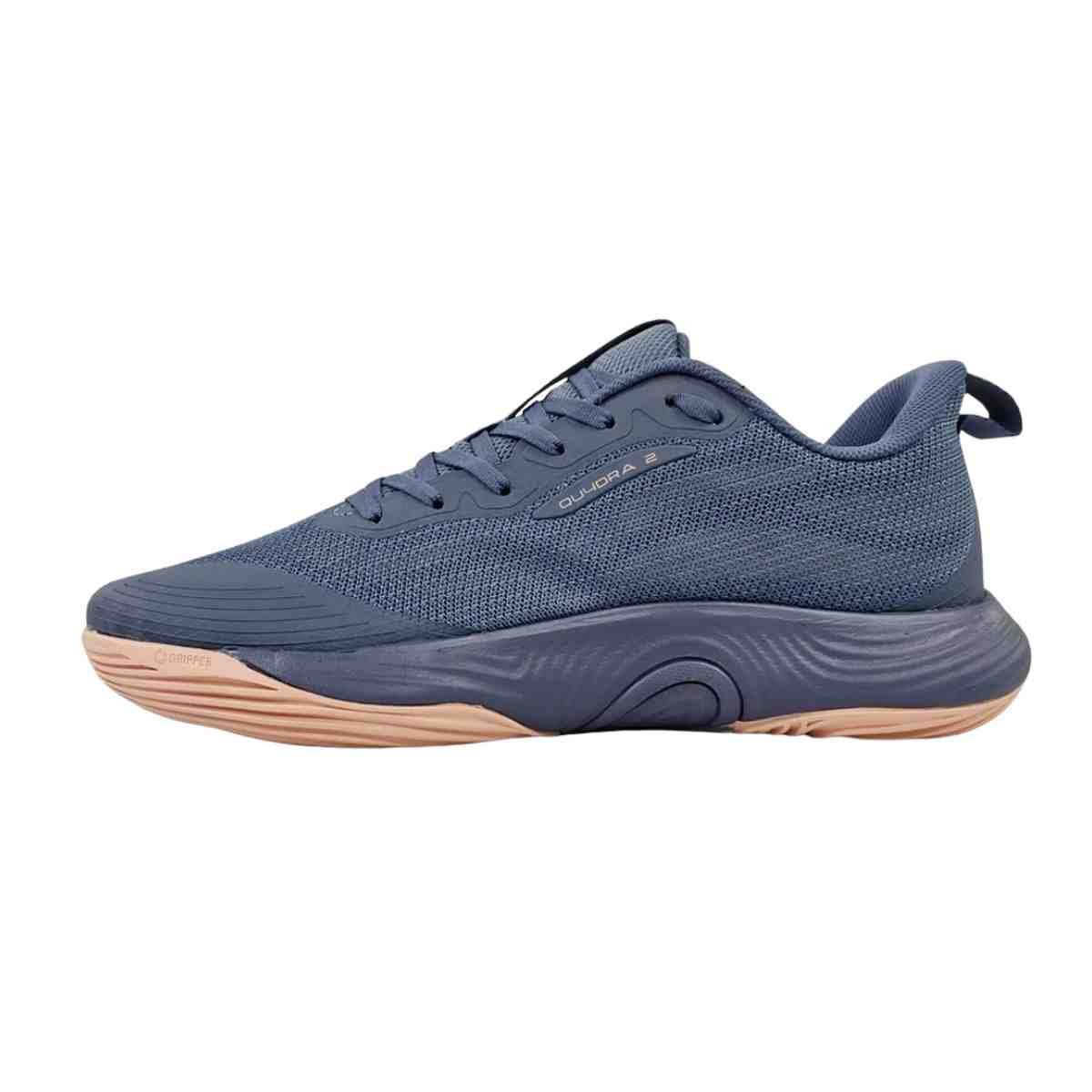 Tênis Corrida Feminino Olympikus Qu4dra 2 Azul Azul/Rosa 3