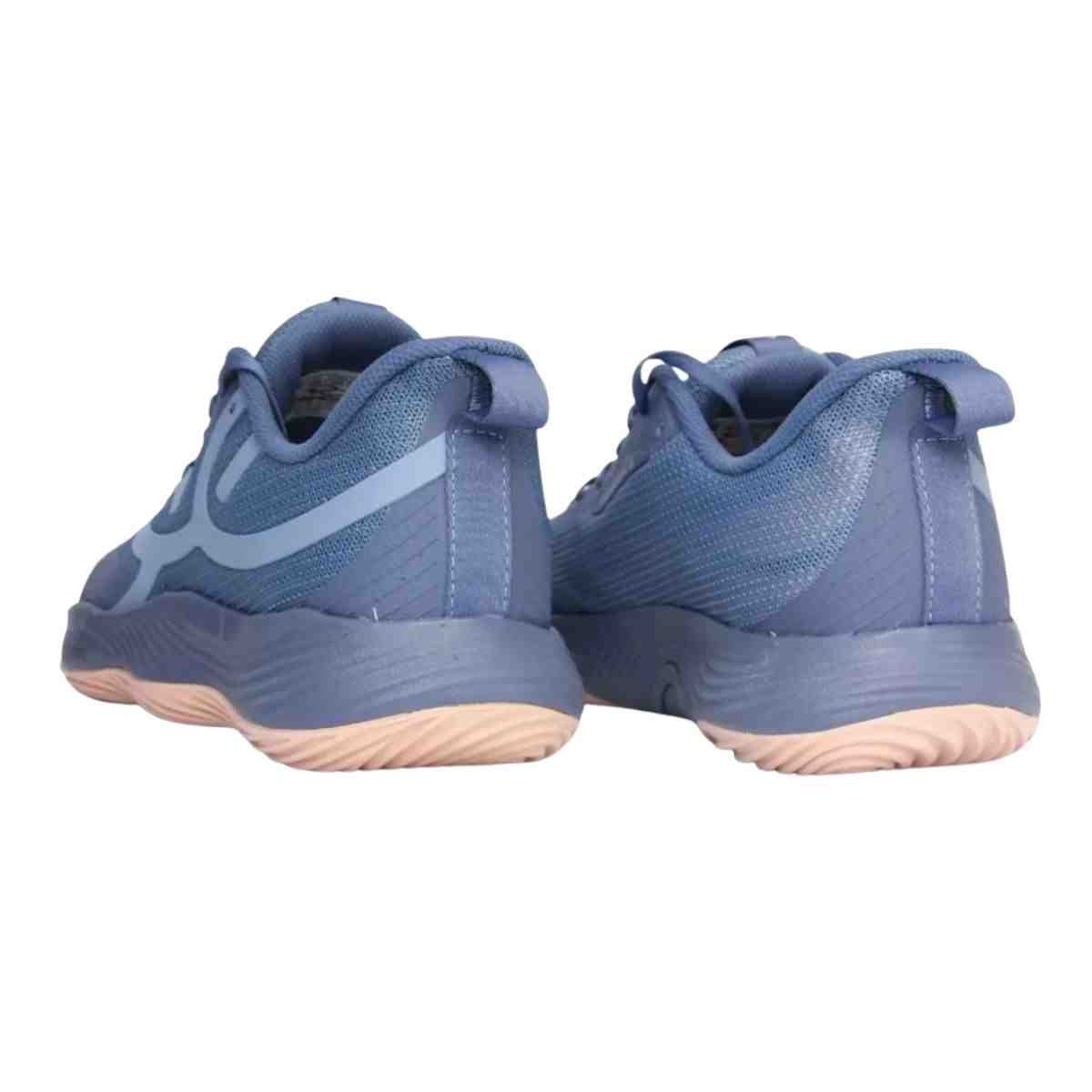 Tênis Corrida Feminino Olympikus Qu4dra 2 Azul Azul/Rosa 7