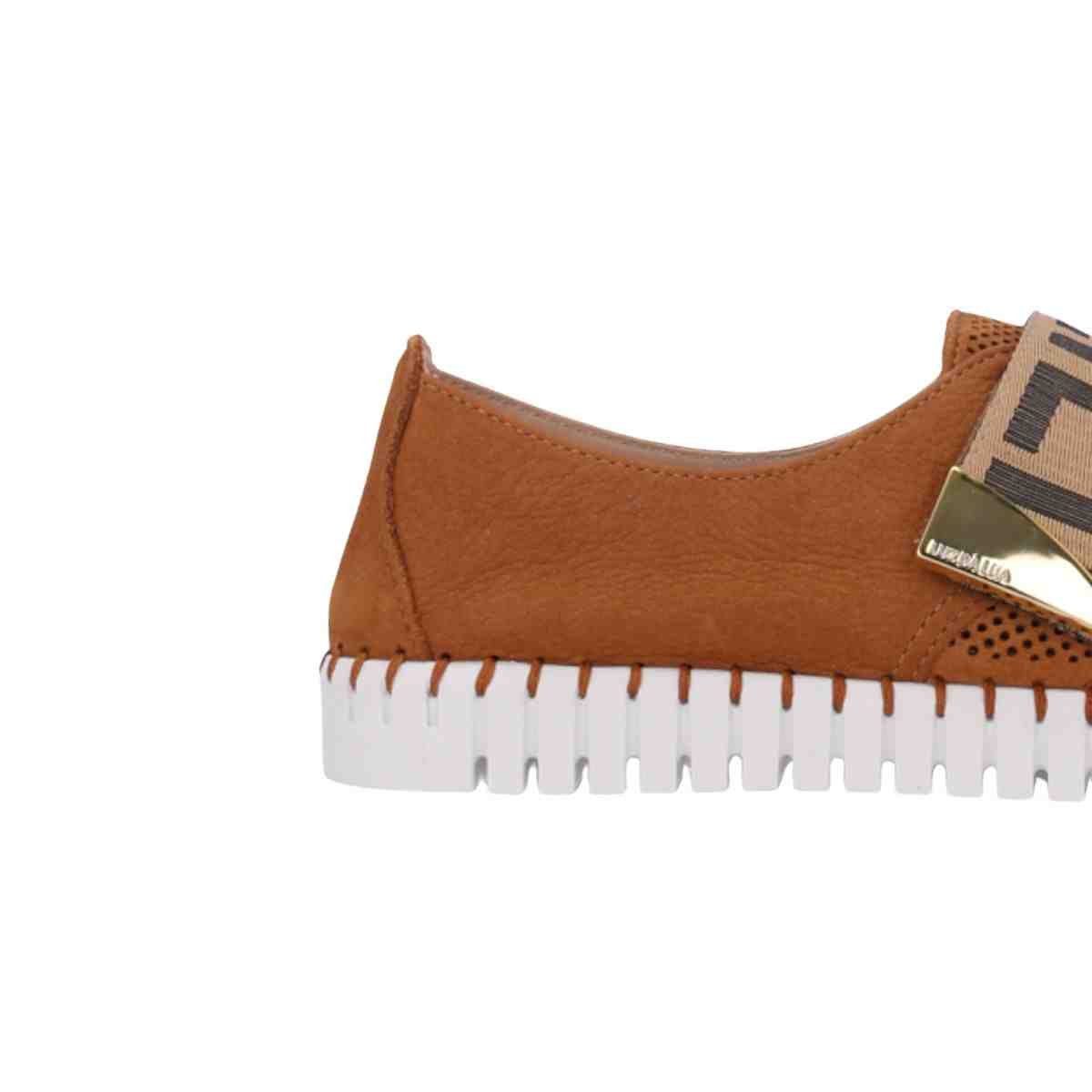 Tênis Moda Feminino Luz Da Lua Bison Caramelo Marrom 7