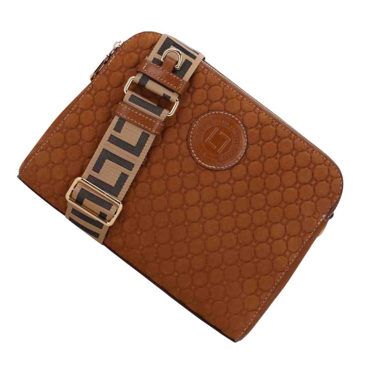 Bolsa Feminina Tiracolo Média Luz Da Lua Atacama Caramelo Marrom 7