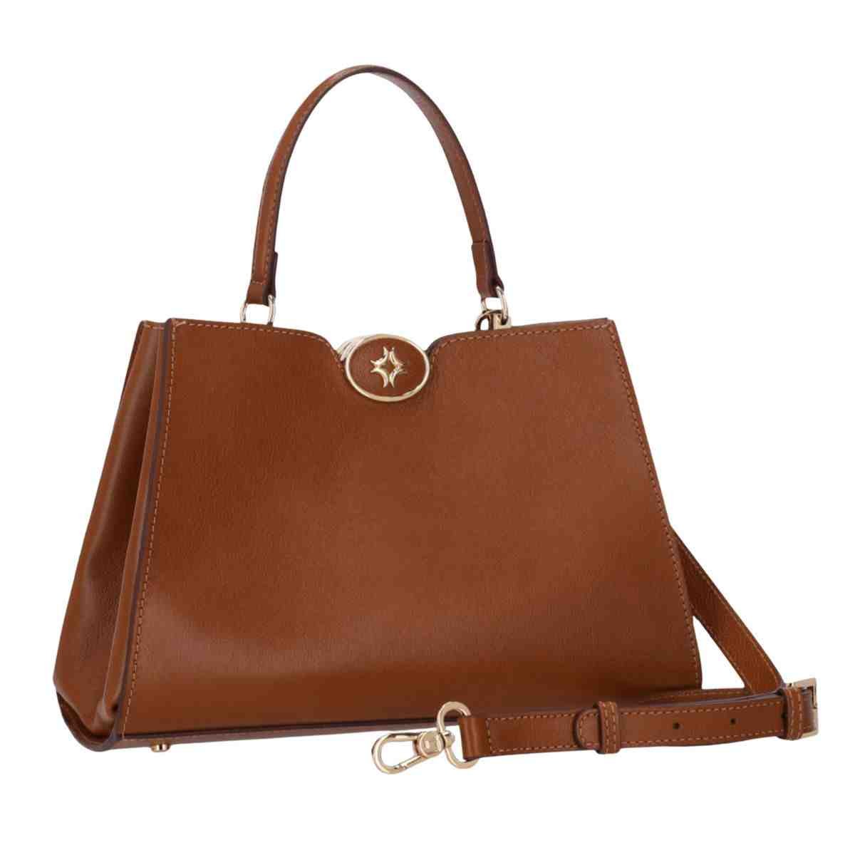 Bolsa Feminina Diana Tote Luz Da Lua Atacama Caramelo Marrom 2