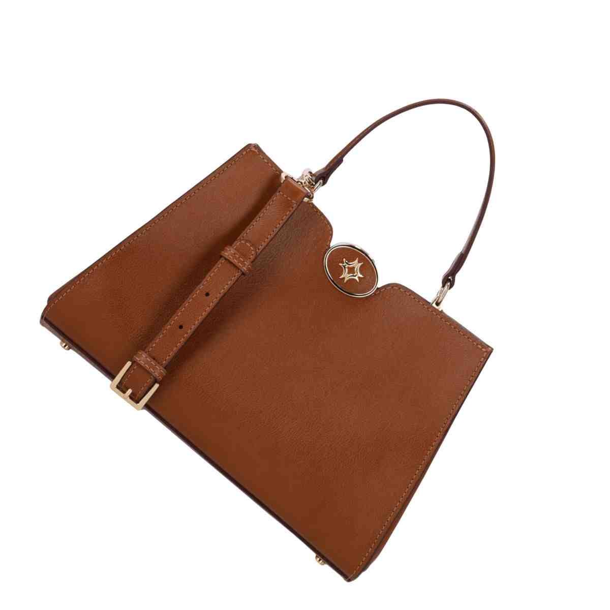 Bolsa Feminina Diana Tote Luz Da Lua Atacama Caramelo Marrom 7